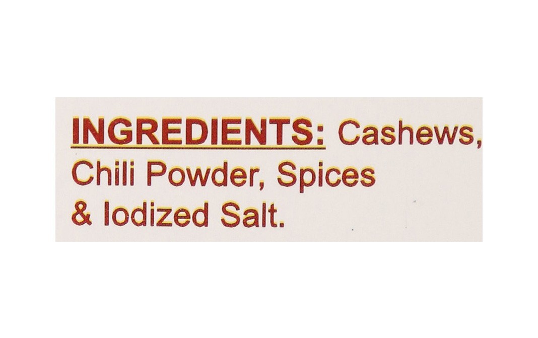 Nuts4U Red Chilli Cashews    Pack  200 grams